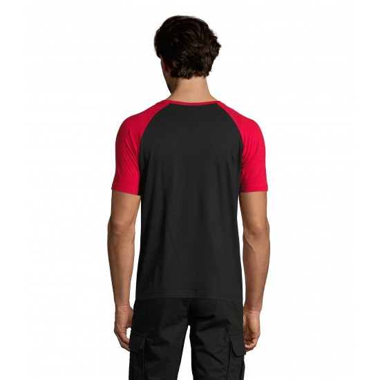 Футболка SOL'S Funky чорний/червоний - 111909173XL
