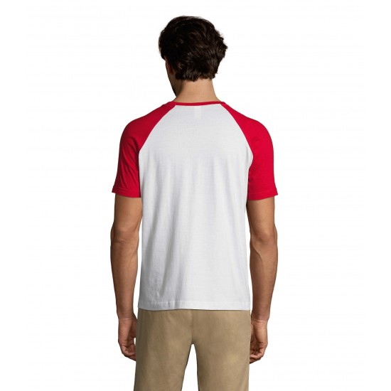 Футболка SOL'S Funky білий/червоний - 111909873XL Футболка SOL'S Funky білий/червоний - 111909873XL