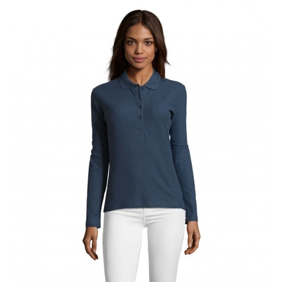 Лонгслів поло SOL'S Podium джинсовий - 11317244L