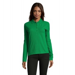 Лонгслів поло SOL'S Podium яскраво-зелений - 11317272L