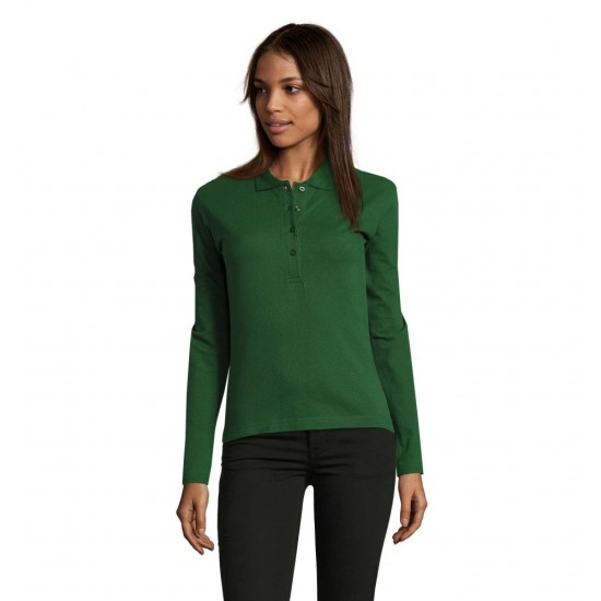 Лонгслів поло SOL'S Podium трав'яний - 11317275L