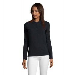 Лонгслів поло SOL'S Podium темно-синій - 11317318M