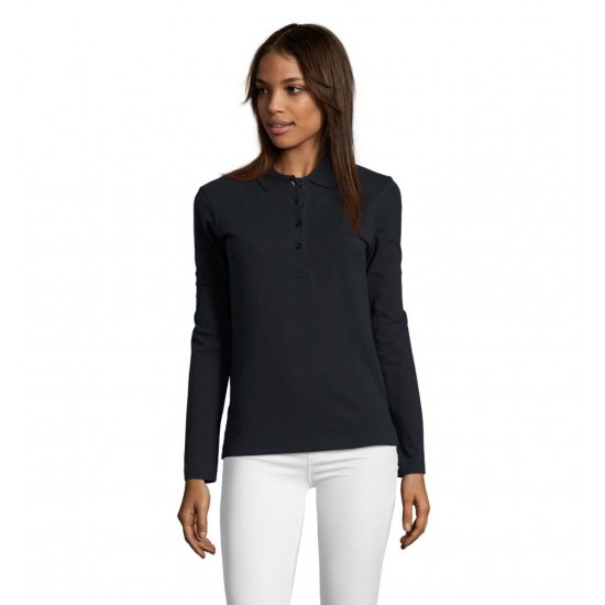 Лонгслів поло SOL'S Podium темно-синій - 11317318L