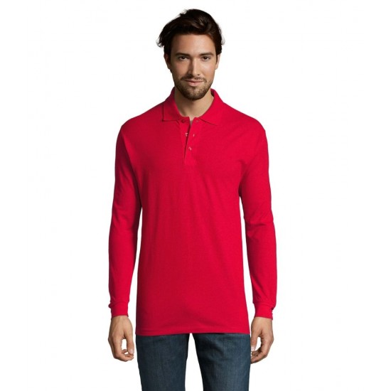 Лонгслів поло SOL'S Star червоний - 11328145XXL