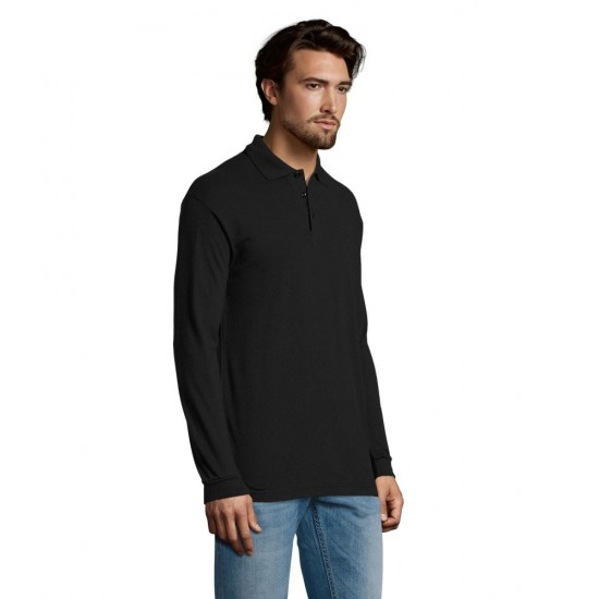 Лонгслів поло SOL'S Star чорний - 11328312S