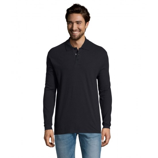 Лонгслів поло SOL'S Star темно-синій - 11328318S