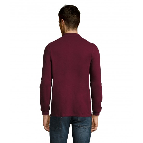 Лонгслів поло SOL'S Winter II бордовий - 11353146S