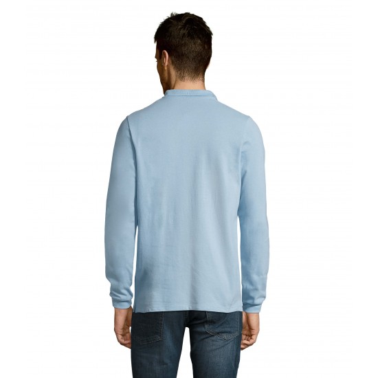 Лонгслів поло SOL'S Winter II небесно-блакитний - 11353200S