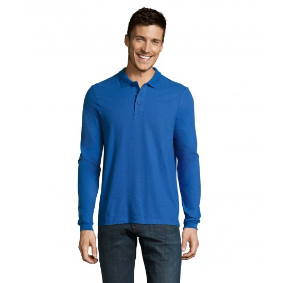 Лонгслів поло SOL'S Winter II яскраво-синій - 11353241XXL
