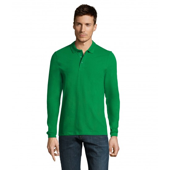 Лонгслів поло SOL'S Winter II яскраво-зелений - 11353272S