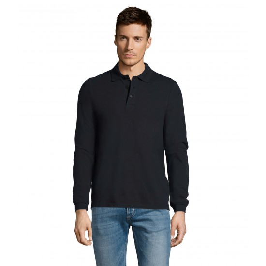 Лонгслів поло SOL'S Winter II темно-синій - 11353318S