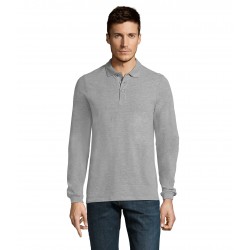 Лонгслів поло SOL'S Winter II сірий меланж - 11353360XL