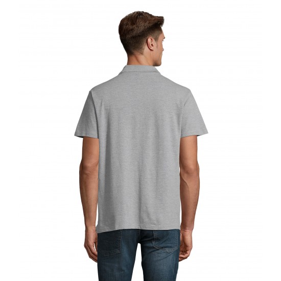 Футболка поло SOL'S Spring II сірий меланж - 113623605XL