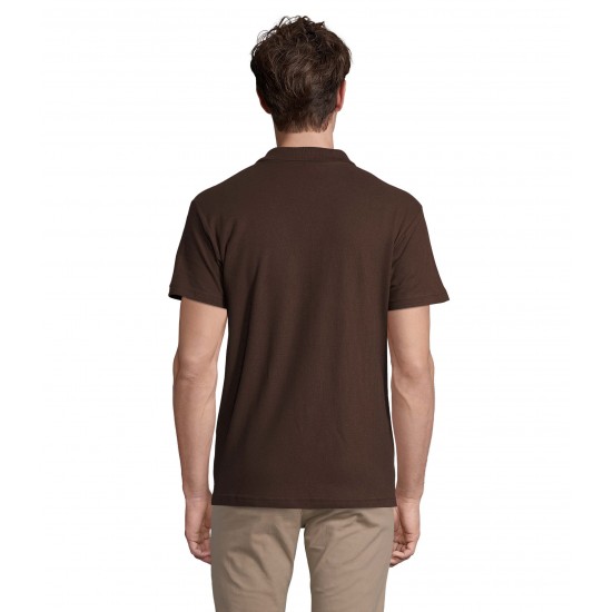 Футболка поло SOL'S Spring II шоколадний - 11362398S Футболка поло SOL'S Spring II шоколадний - 11362398S