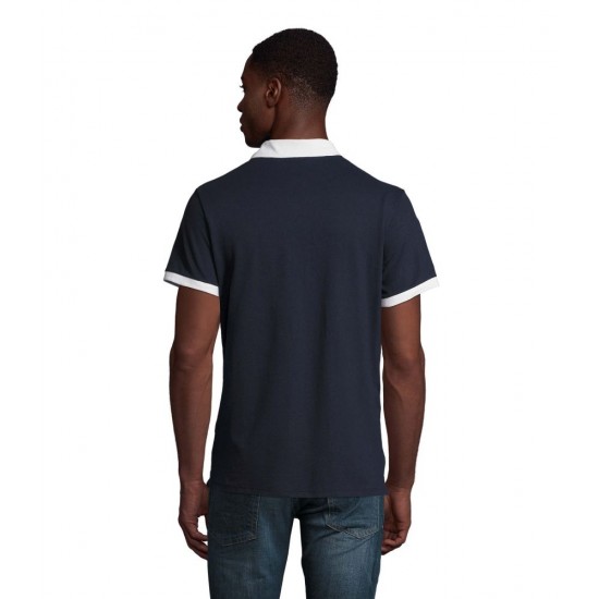 Футболка поло SOL'S Prince кобальт/білий - 11369912XL