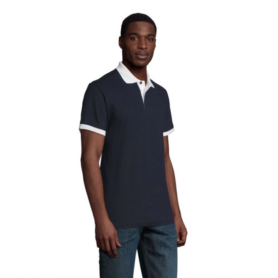 Футболка поло SOL'S Prince кобальт/білий - 11369912XL