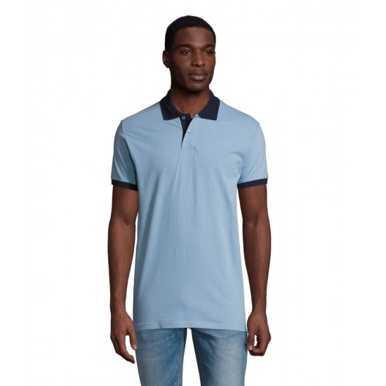 Футболка поло SOL'S Prince небесно-блакитний/кобальт - 11369922M Футболка поло SOL'S Prince небесно-блакитний/кобальт - 11369922M