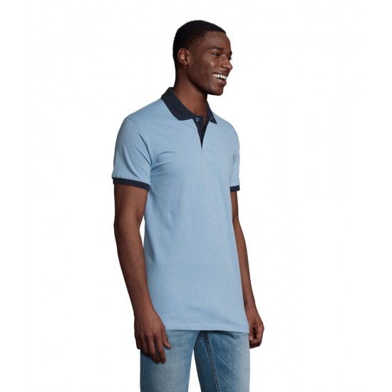 Футболка поло SOL'S Prince небесно-блакитний/кобальт - 11369922M Футболка поло SOL'S Prince небесно-блакитний/кобальт - 11369922M