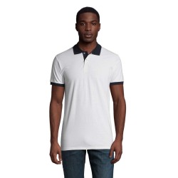 Футболка поло SOL'S Prince білий/насичений темно-синій - 11369989XXL Футболка поло SOL'S Prince білий/насичений темно-синій - 11369989XXL