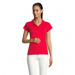 Футболка поло жіноча SOL'S Prescott червоний - 11376145L