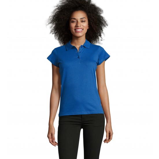 Футболка поло жіноча SOL'S Prescott яскраво-синій - 11376241S