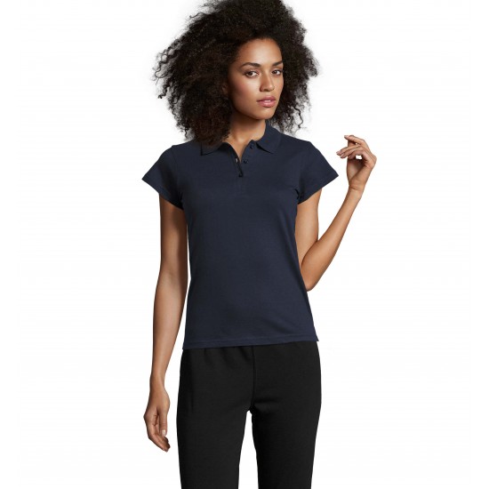 Футболка поло жіноча SOL'S Prescott кобальт - 11376319XL