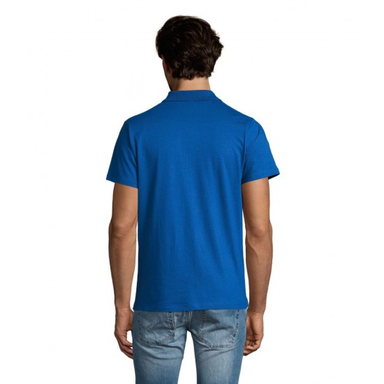 Футболка поло чоловіча SOL'S Prescott яскраво-синій - 11377241XL
