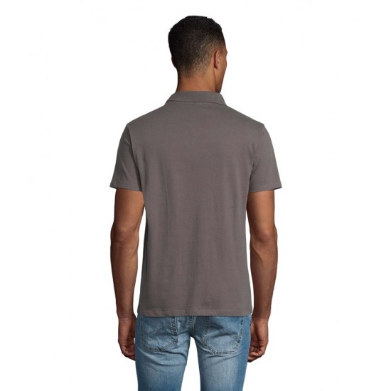 Футболка поло чоловіча SOL'S Prescott темно-сірий - 11377384S