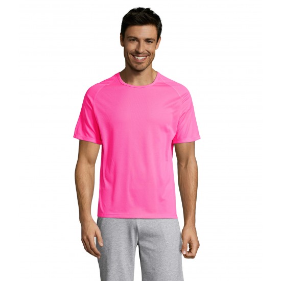 Футболка спортивна SOL'S Sporty неоново-рожевий - 11939129S