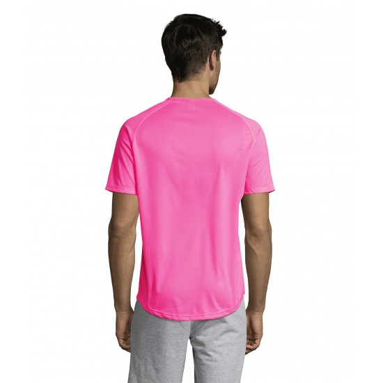 Футболка спортивна SOL'S Sporty неоново-рожевий - 11939129S