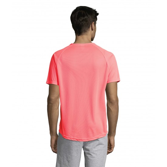Футболка спортивна SOL'S Sporty неоново-кораловий - 11939153L