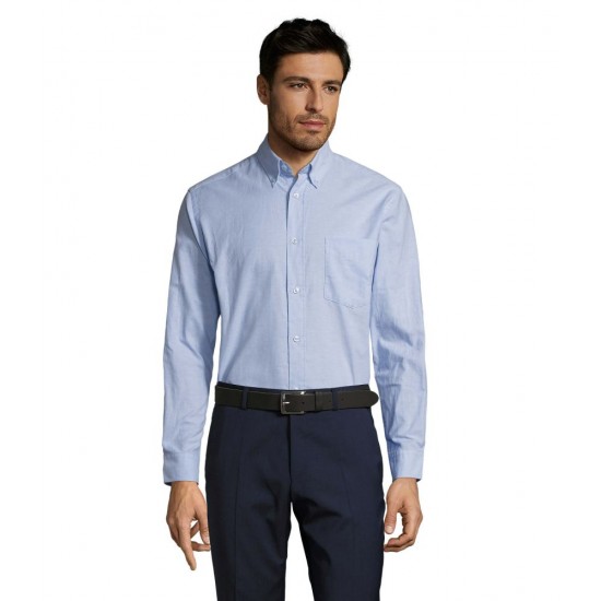 Сорочка чоловіча SOL'S Boston блакитний - 16000220S