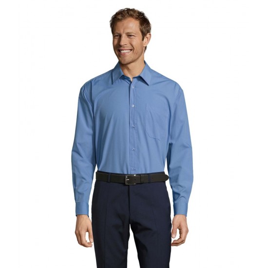 Сорочка чоловіча SOL'S Baltimore середньо-синій - 16040230M