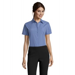 Сорочка жіноча SOL'S Escape Short Sleeve середньо-синій - 16070230XXL