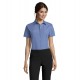 Сорочка жіноча SOL'S Escape Short Sleeve середньо-синій - 16070230M