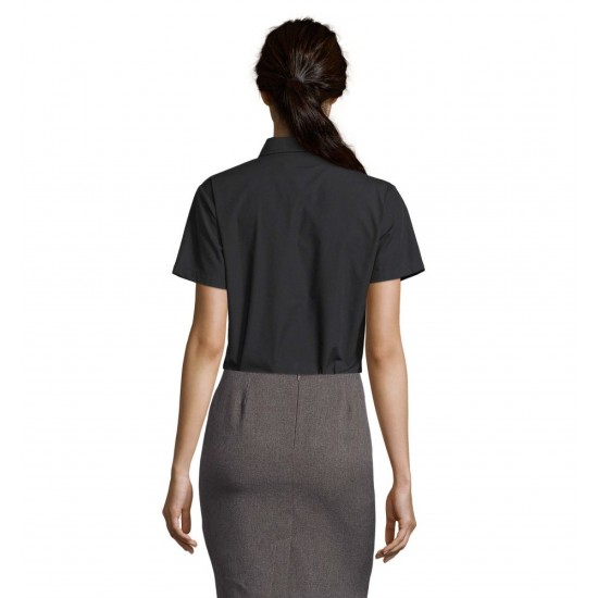 Сорочка жіноча SOL'S Escape Short Sleeve чорний - 16070312M