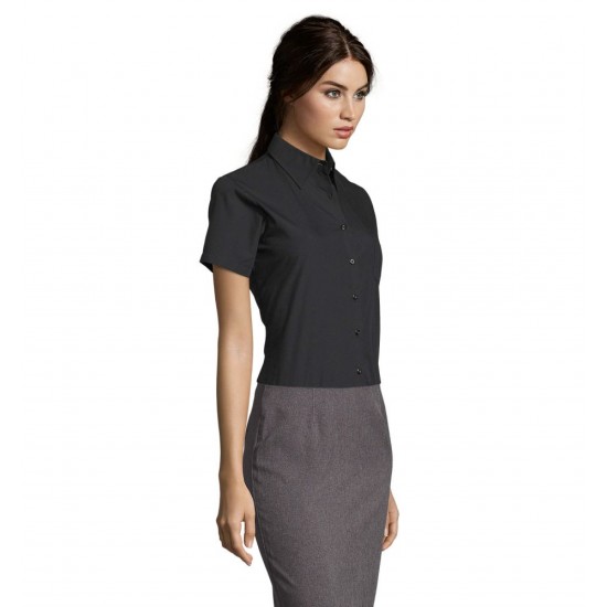 Сорочка жіноча SOL'S Escape Short Sleeve чорний - 16070312M