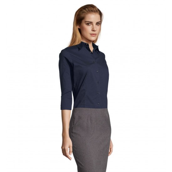 Сорочка жіноча SOL'S Effect 3/4 Sleeve темно-синій - 170102283XL