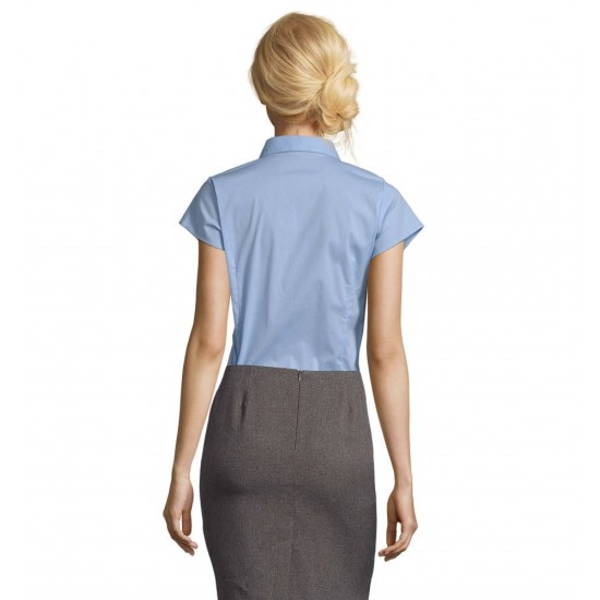 Сорочка жіноча SOL'S Excess Short Sleeve світло-блакитний - 17020219S Сорочка жіноча SOL'S Excess Short Sleeve світло-блакитний - 17020219S