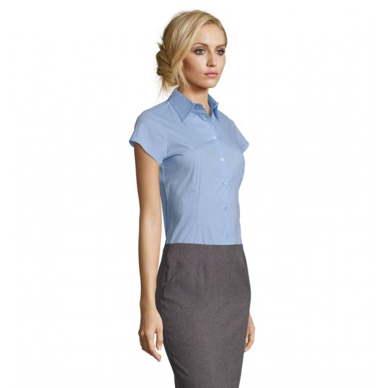 Сорочка жіноча SOL'S Excess Short Sleeve світло-блакитний - 17020219S Сорочка жіноча SOL'S Excess Short Sleeve світло-блакитний - 17020219S