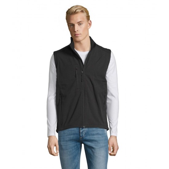 Жилет софтшел чоловічий SOL'S Rallye чорний - 46601312L Жилет софтшел чоловічий SOL'S Rallye чорний - 46601312L