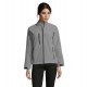 Куртка софтшелл жіноча SOL'S Roxy сірий меланж - 46800350M