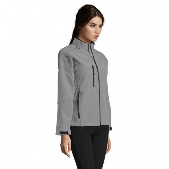 Куртка софтшелл жіноча SOL'S Roxy сірий меланж - 46800350M