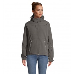 Куртка софтшел жіноча SOL'S Rock вугільно-сірий - 46804370M