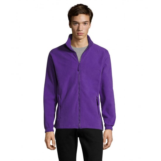 Куртка флісова чоловіча SOL'S North темно-фіолетовий - 55000712XXL