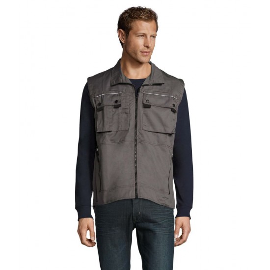 Жилет робочий SOL'S Zenith Pro темно-сірий - 80500384M