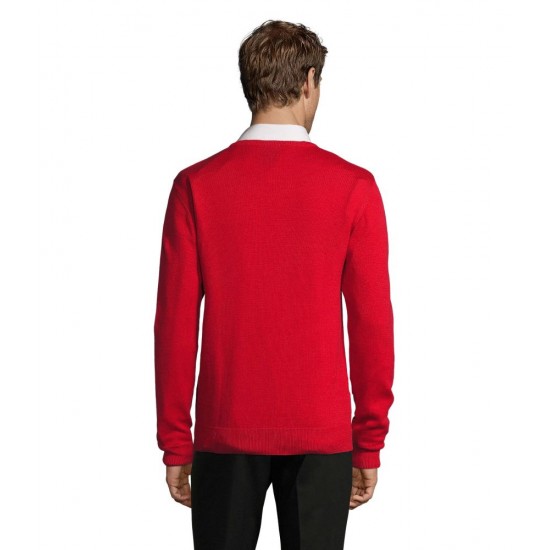 Пуловер чоловічий SOL'S Galaxy червоний - 90000145L