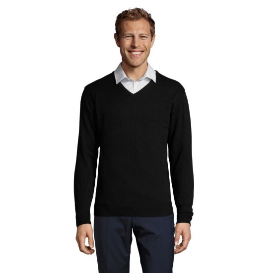 Пуловер чоловічий SOL'S Galaxy чорний - 90000312XXL Пуловер чоловічий SOL'S Galaxy чорний - 90000312XXL