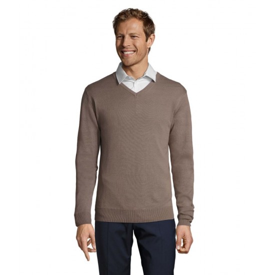 Пуловер чоловічий SOL'S Galaxy середньо-сірий - 90000340XXL