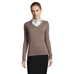 Пуловер жіночий SOL'S Galaxy середньо-сірий - 90010340L